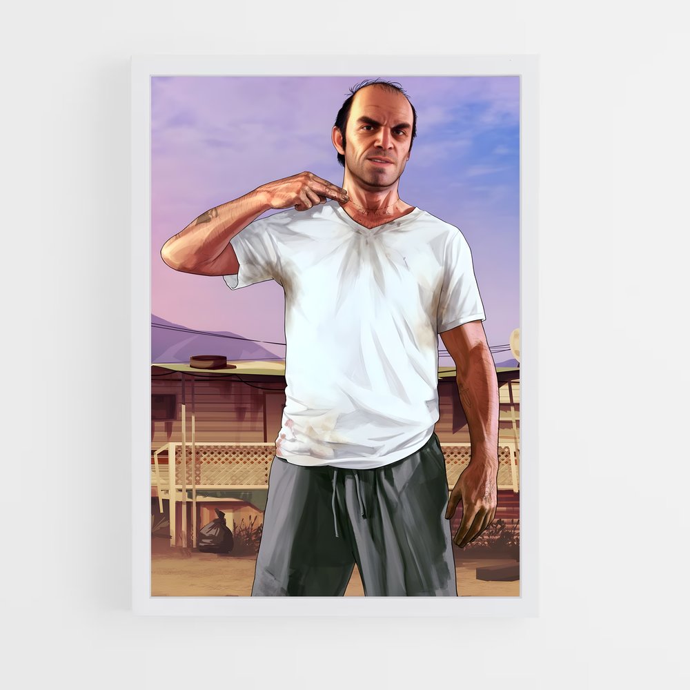 Poster Trevor's Chaos – affiche GTA V (vue 3)